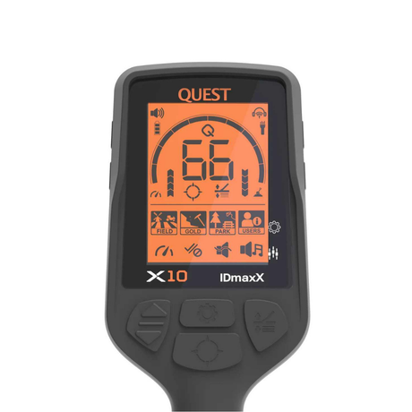 Quest x10 IDMaxX Metal Detector